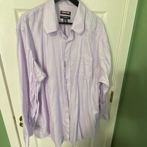 Kirkland Men's Dress Shirt, 19x36/37